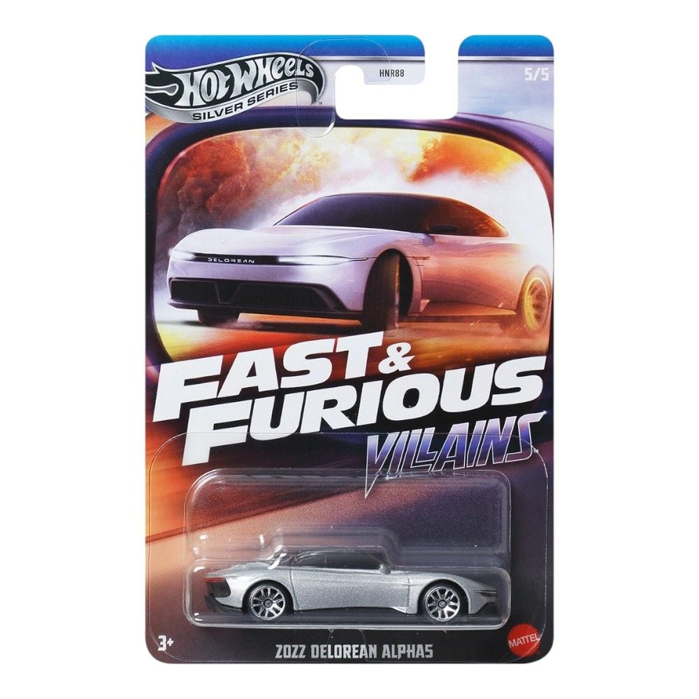 Hot Wheels Fast &amp; Furious Villains 2022 Delorean Alphas 5/5