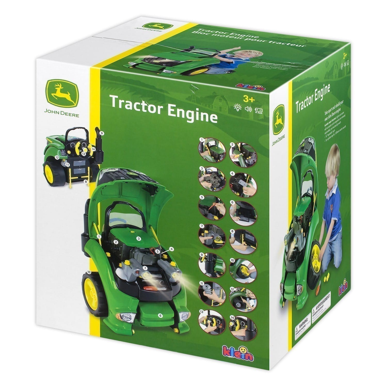 John Deere Tractor Engine (req 8 x AAA batteries)