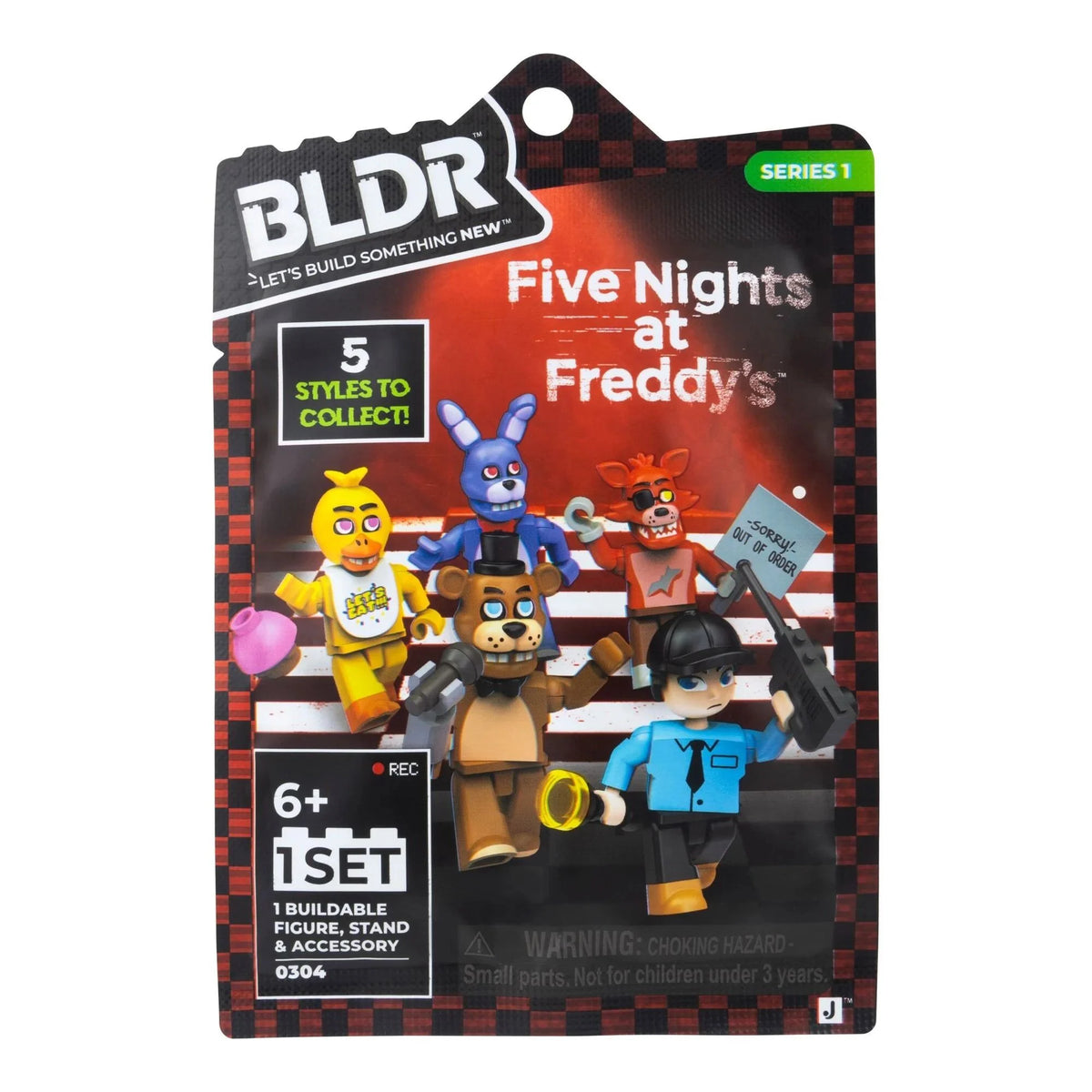 BLDR Five Nights at Freddy's Mystery Mini Figure Blind Bag