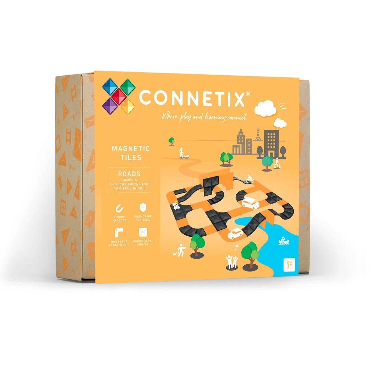 Connetix Ramps and Intersections Pack 16pc