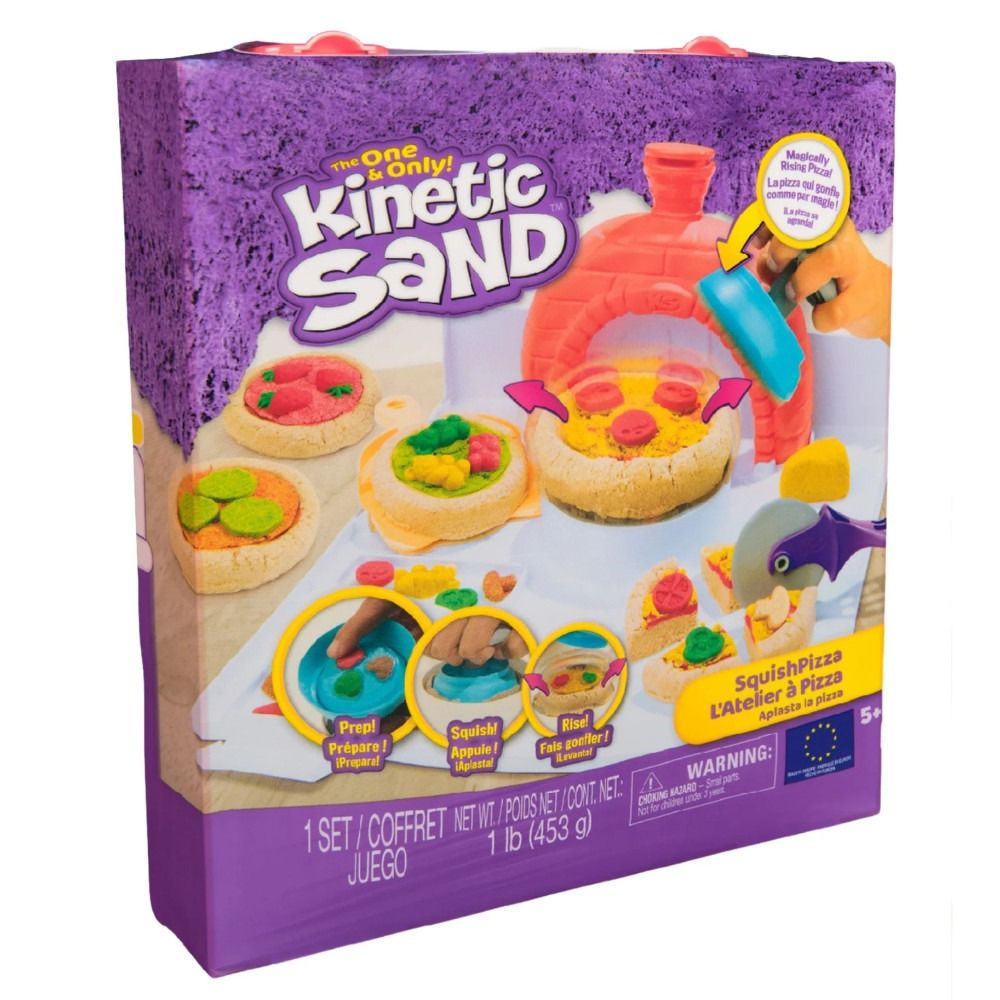 Kinetic Sand Squish Pizza Playset