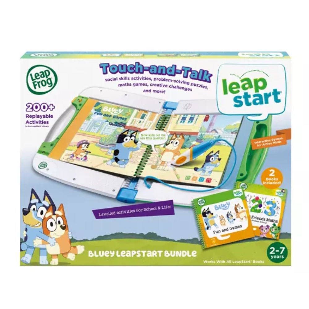 Leap Frog Leap Start Bluey Leap Start Bundle Green Req 2x AA