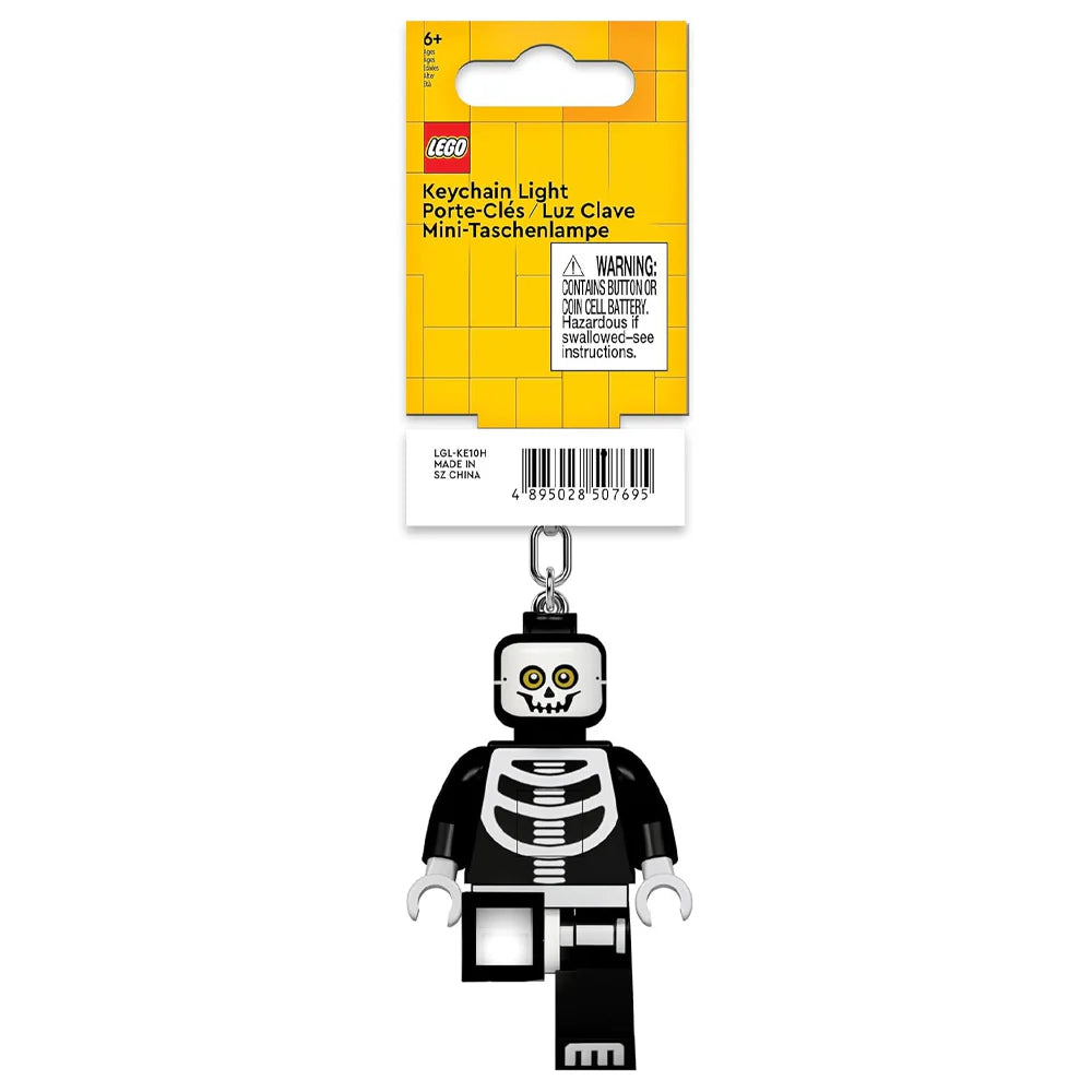 Lego Halloween Skeleton Key Ring Light