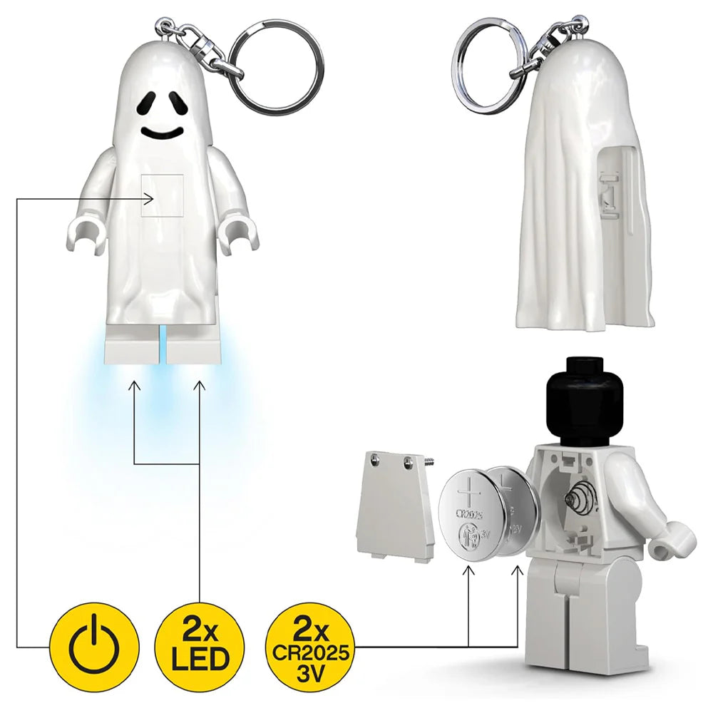 Lego Halloween Ghost Key Ring Light