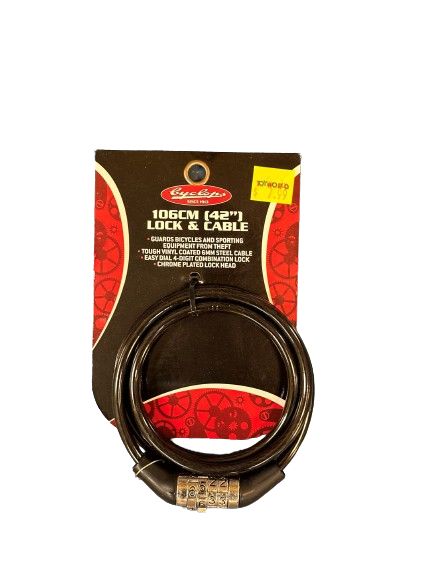 Cyclops 106cm Lock and Cable Bike Lock