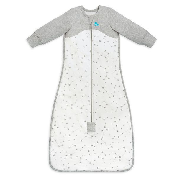 LTD Organic Cotton Sleep Bag 1.0Tog Long Slv White 18-36M
