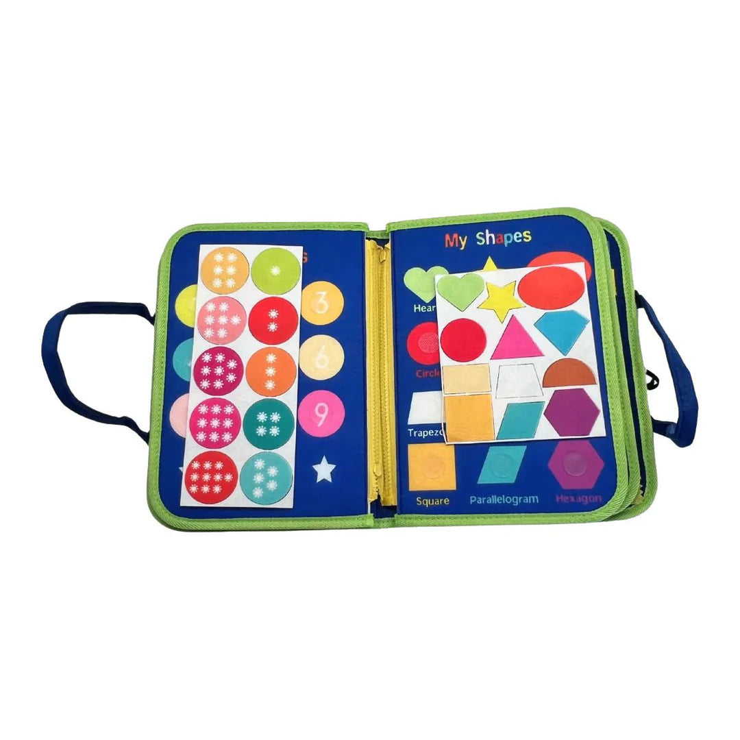 Magic Sensory Busy Board Book Blue