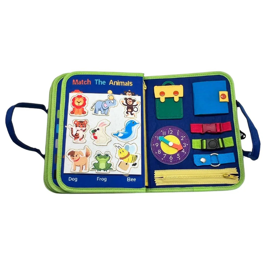 Magic Sensory Busy Board Book Blue
