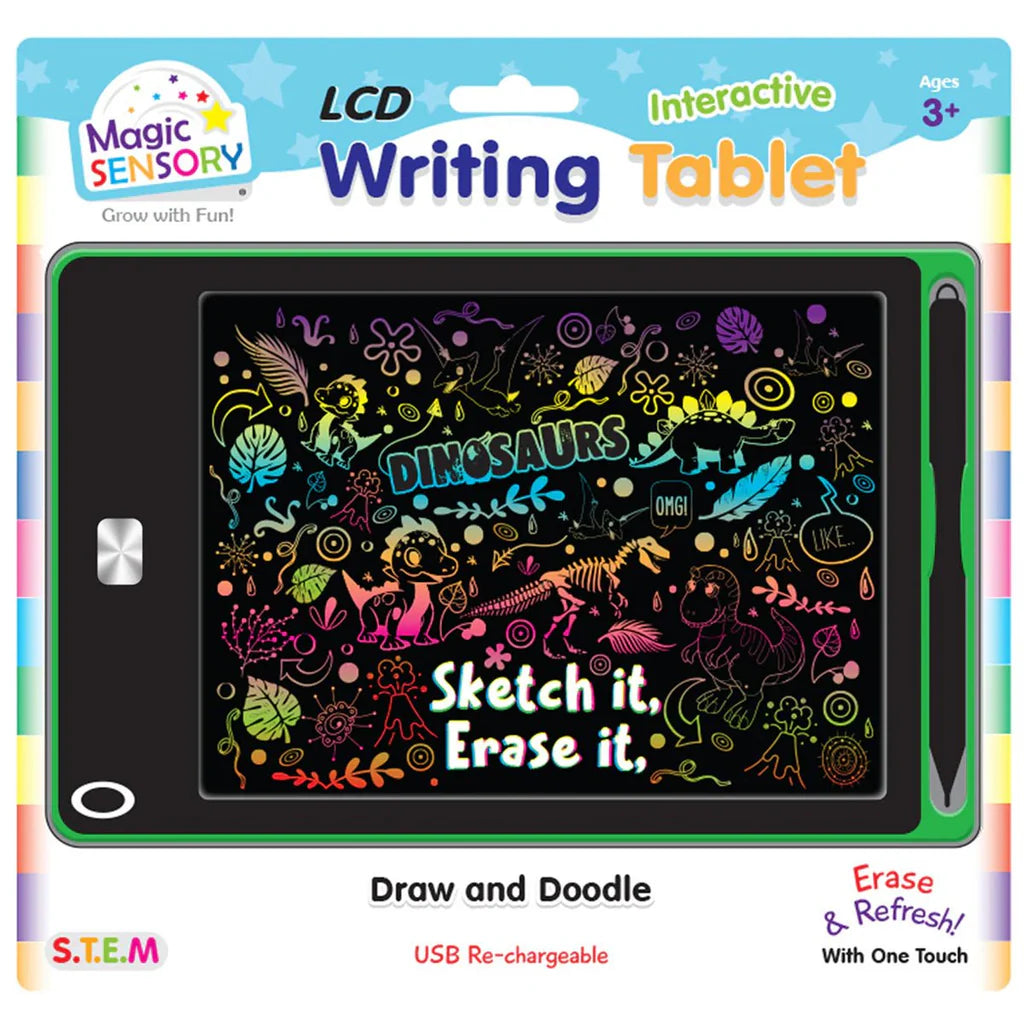 Magic Sensory LCD Interactive Writing Tablet USB Re-chargeable Draw &amp; Doodle Green