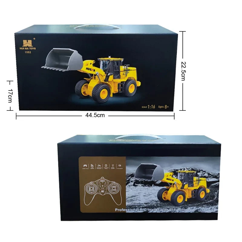 Huina 1/16 R/C Front Loader req 2 x AA batteries