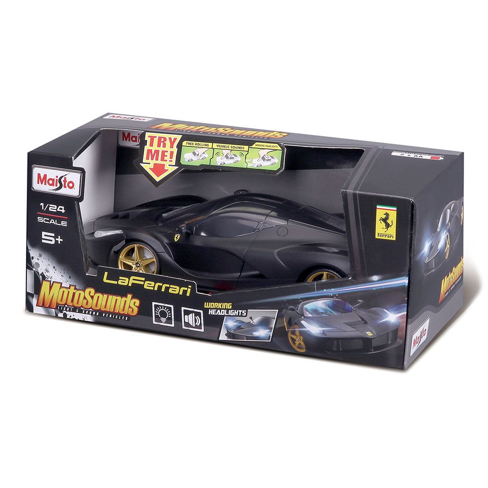 Maisto 1/24 Moto Sounds La Ferrari Demo Batteries Included