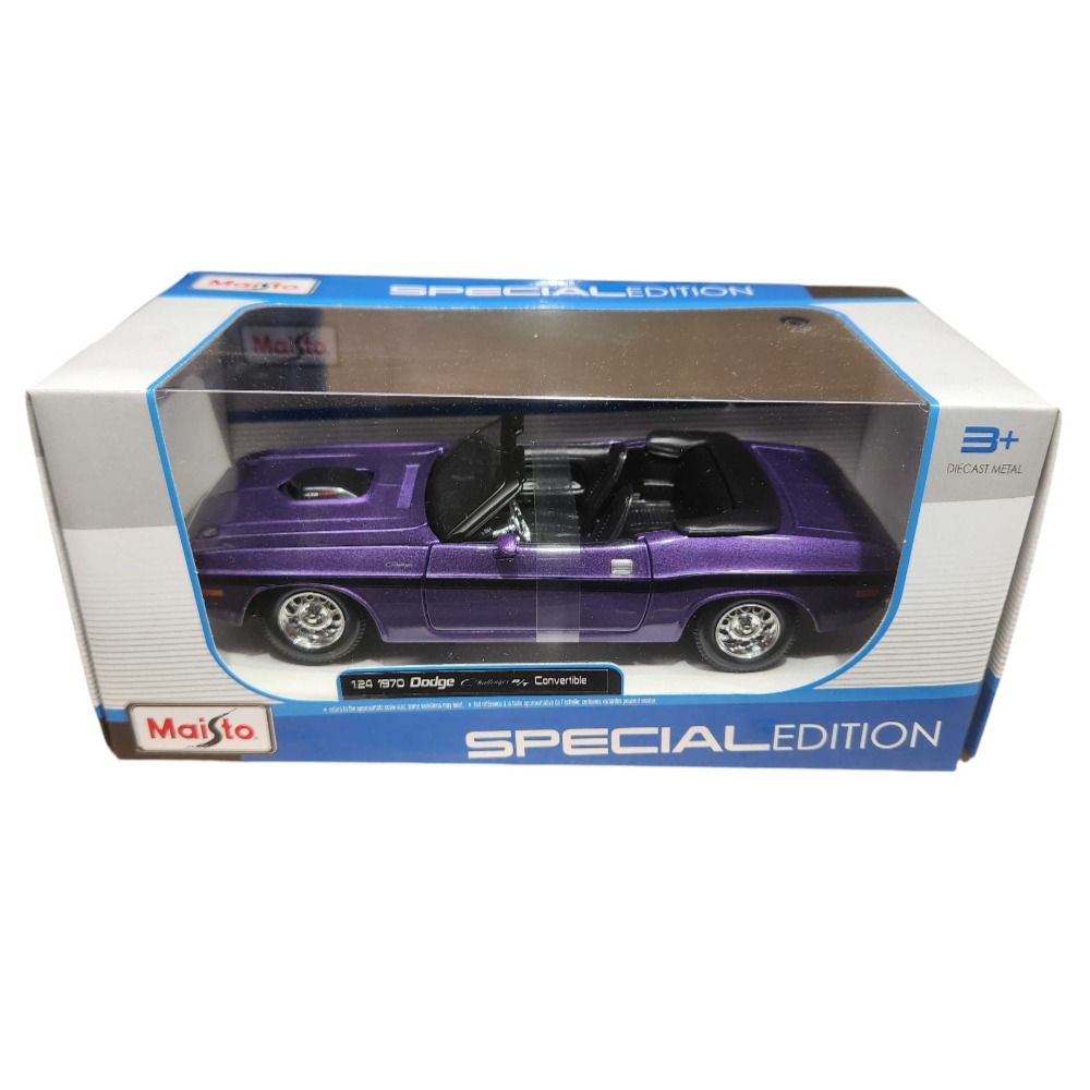 Maisto 1/24 Special Edition 1970 Dodge Challenger R/T Covertible Purple