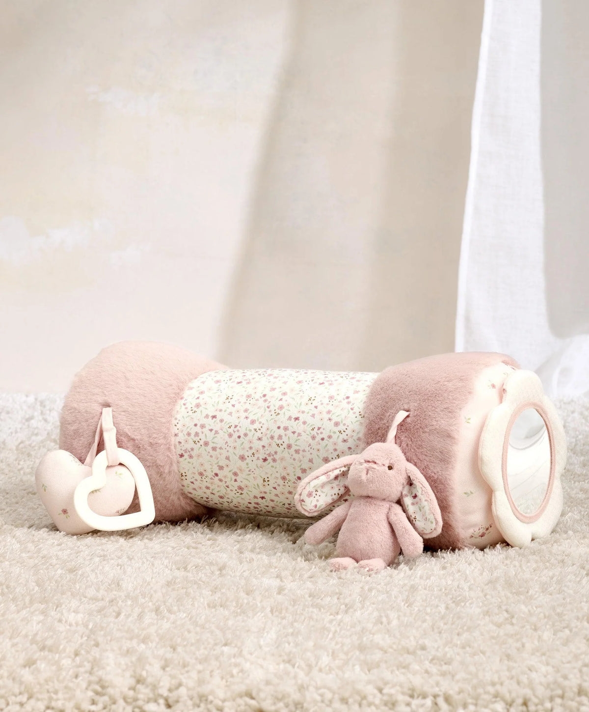 Mamas &amp; Papas Welcome To The World Tummy Time Activity Toy - Pink