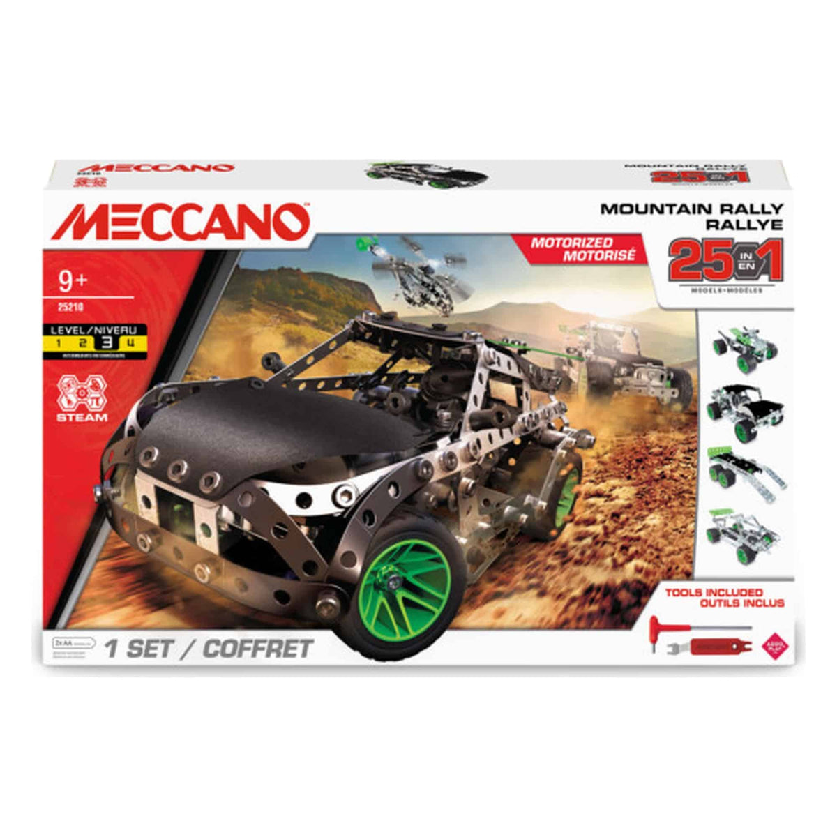 Meccano 25 Models Mountain Rally Set