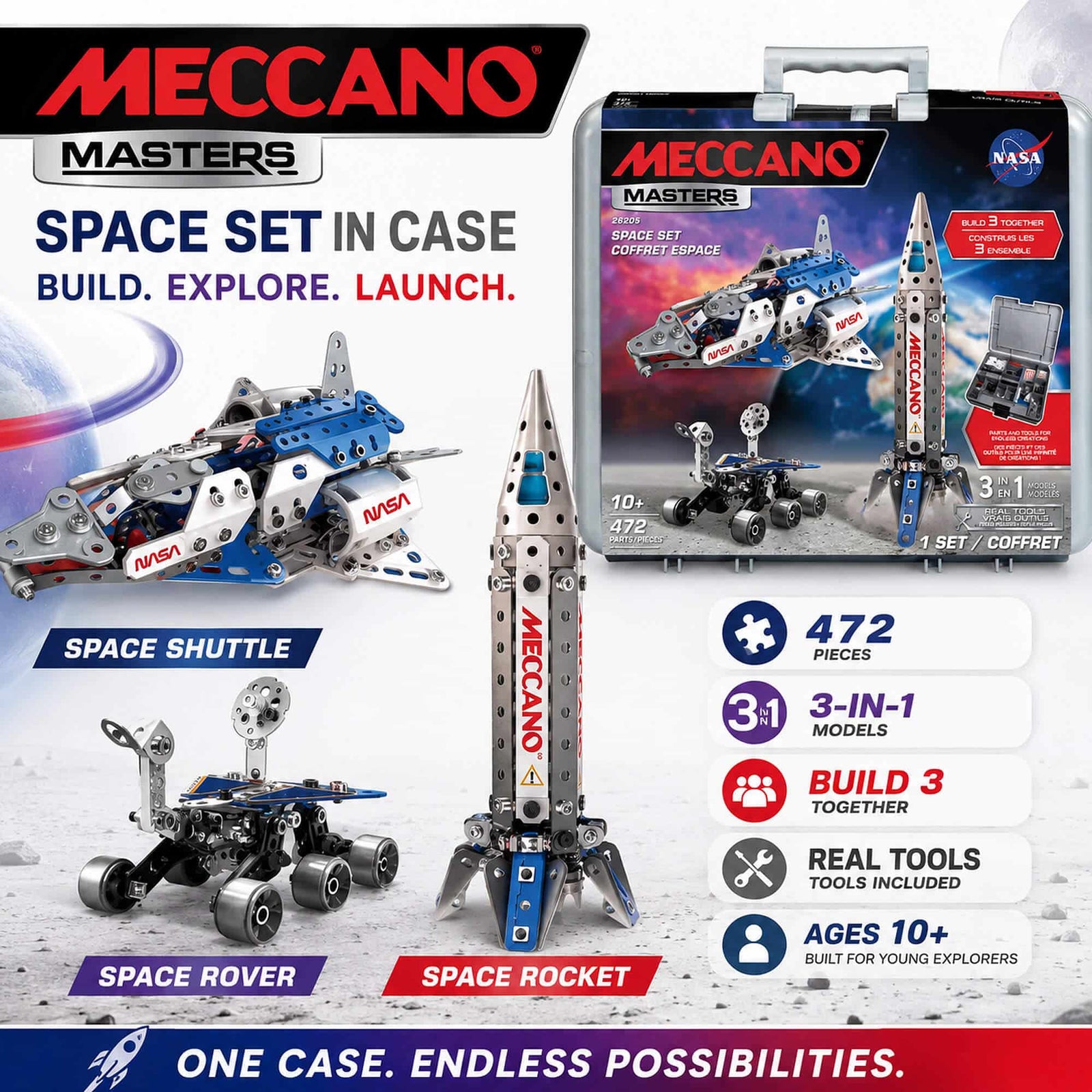 Meccano Masters 26205 NASA Space Set