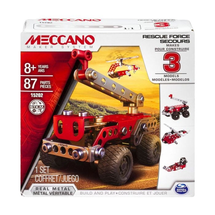 Meccano 3 in 1 Rescue Squad Set