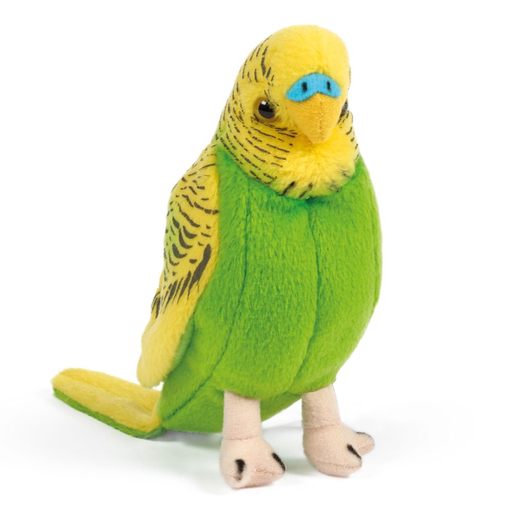Living Nature Yellow Plush Budgie with sound