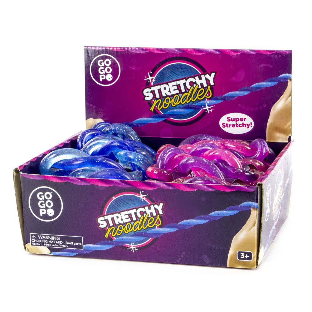 GOGOPO Stretchy Glitter Noodles Asstd Cols