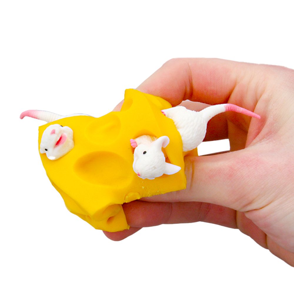 Keycraft Stretchy Mouse &amp; Cheese in Net Bag