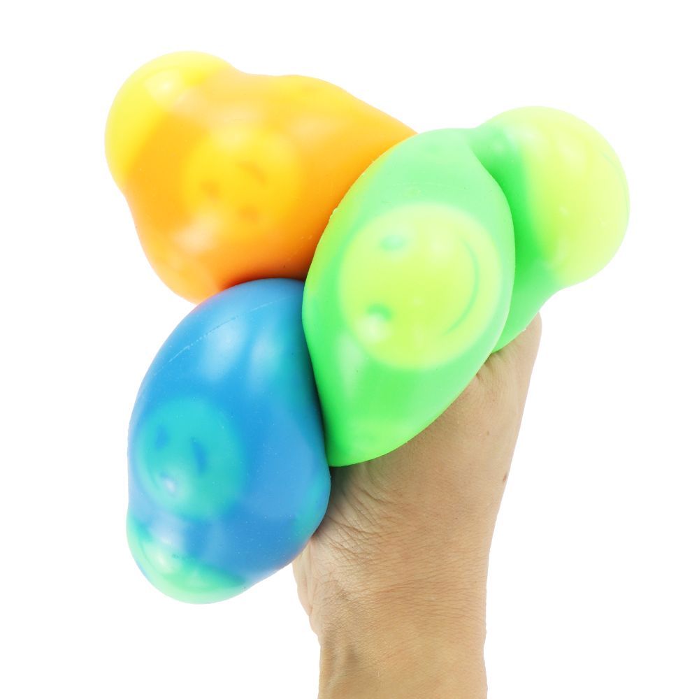 Keycraft Smiler Squidge Super Squishy Ball Asstd Cols