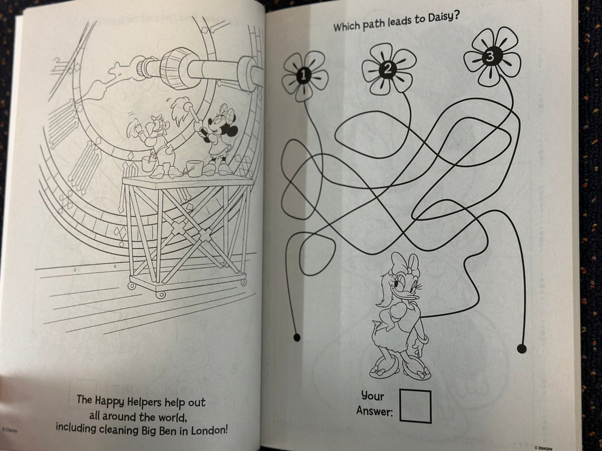 Disney Mickey Mouse Big Fun 96pg Colouring and Activity Book