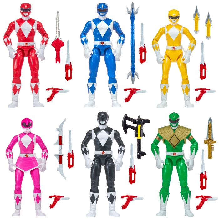 Power Rangers Mighty Morphin Re-Ignition Basic Figures Boxed 6pk