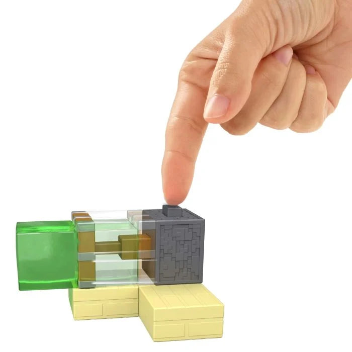 Minecraft Redstone Charged Figure - Sticky Piston Trap