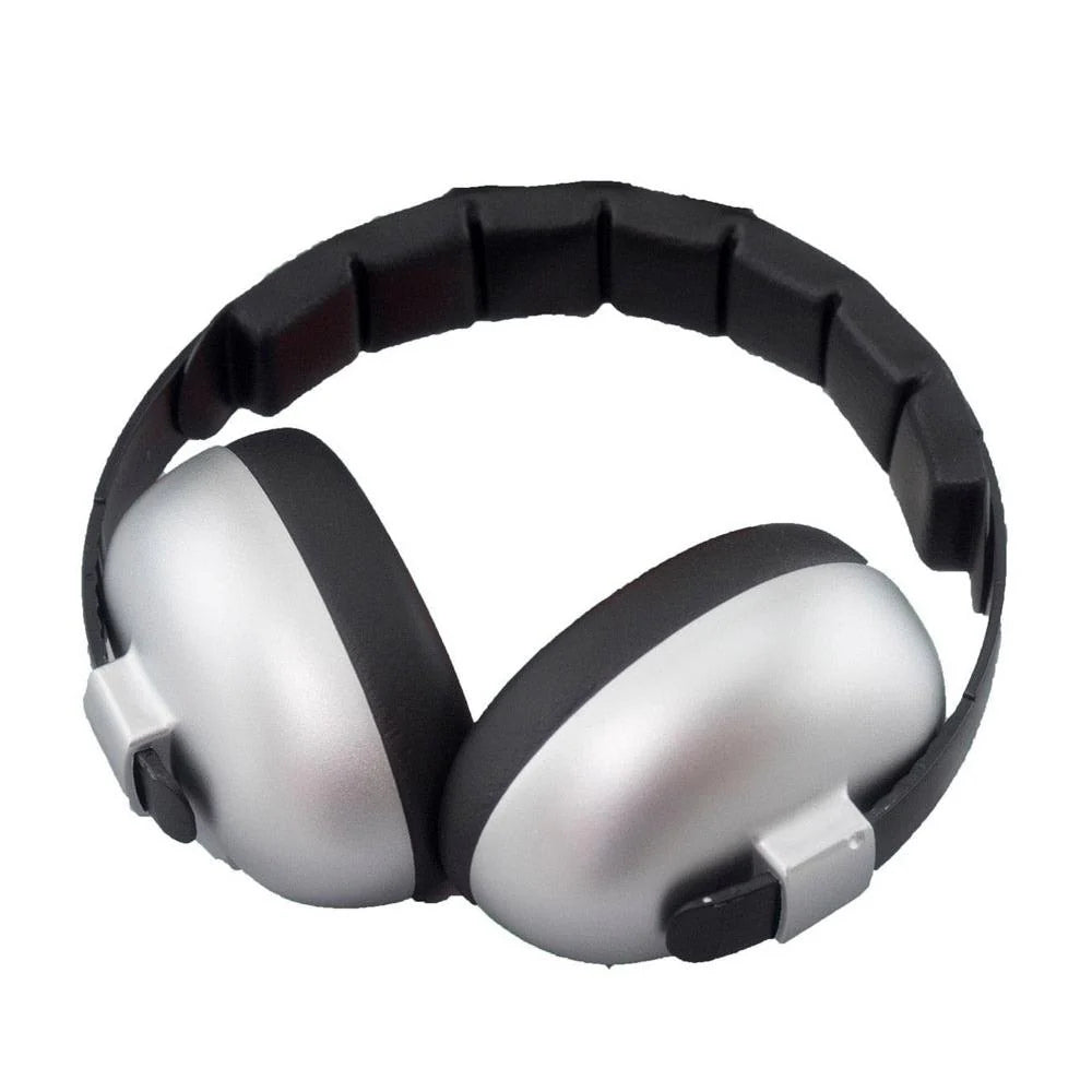 Baby Banz Mini Earmuffs Silver Age 3Months+