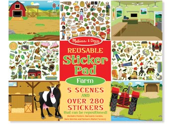 M&D 30501 Reusable Sticker Pad Farm
