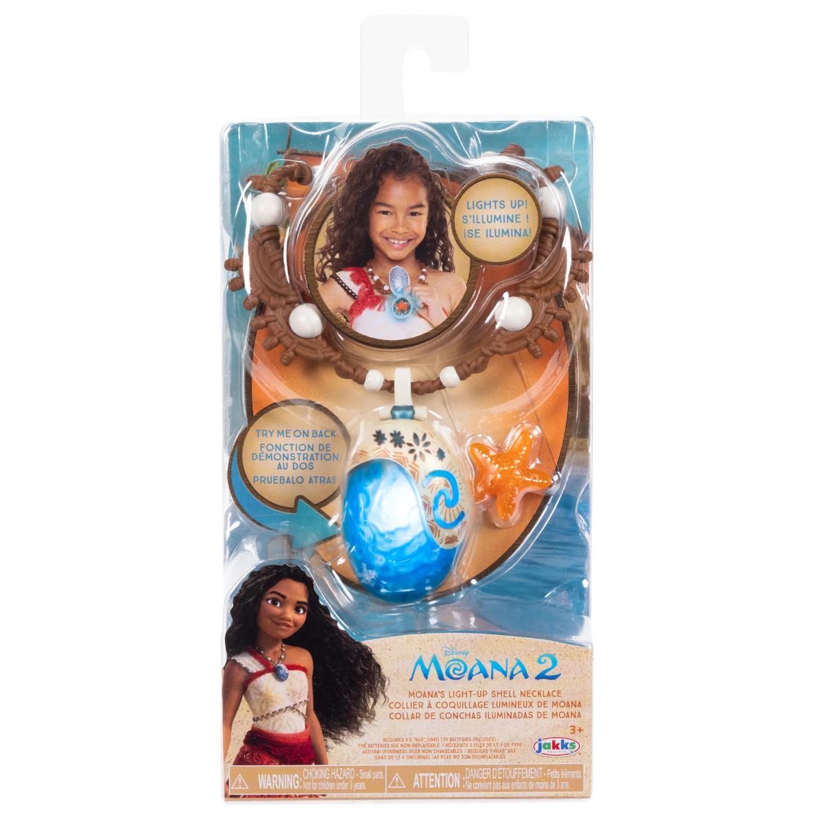 Disney Moana 2 - Moana's Light Up Sea Star Necklace