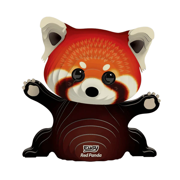 Eugy Cardboard Model Kit Red Panda