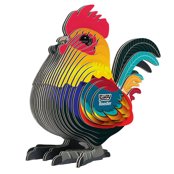 Eugy Cardboard Model Kit Rooster