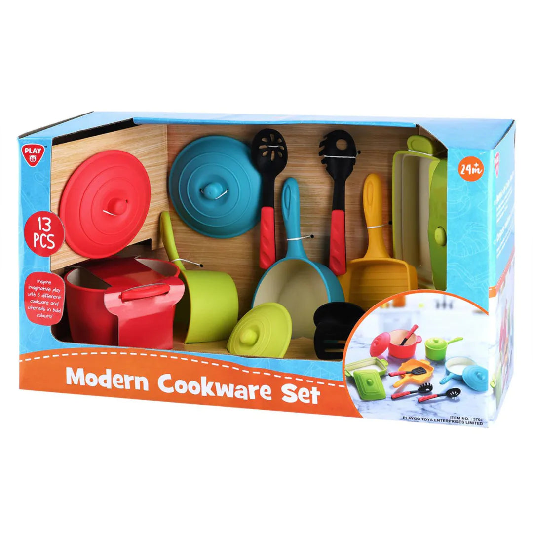 PLAYGO TOYS ENT. LTD. Modern Cookware Set 13pcs