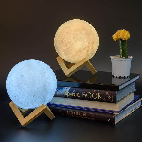 Lunar Night Light With Stand