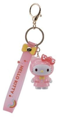 Hello Kitty Keychain in Raincoat with Hand Strap - HELLO KITTY