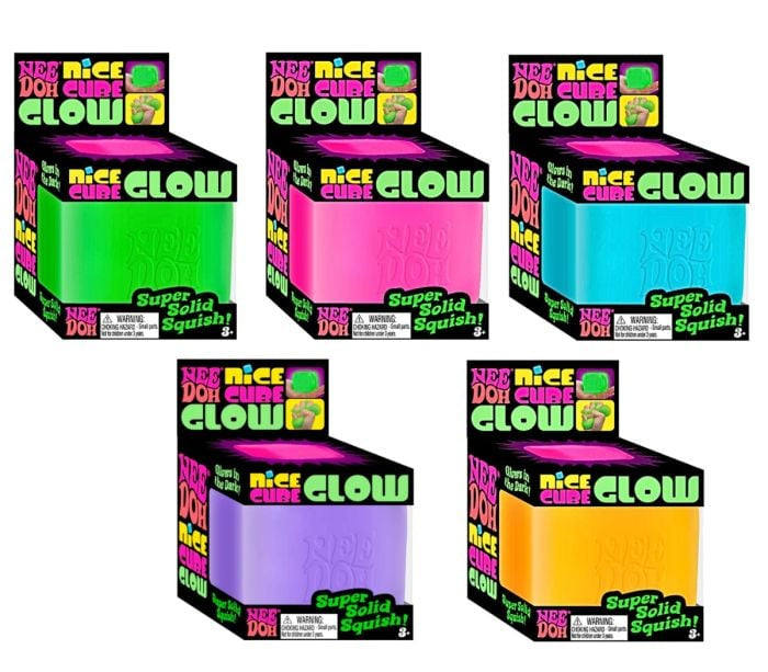 Schylling Nee Doh Nice Cube Glow Assorted