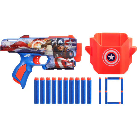 Nerf Ink MARVELS Captain America Blaster
