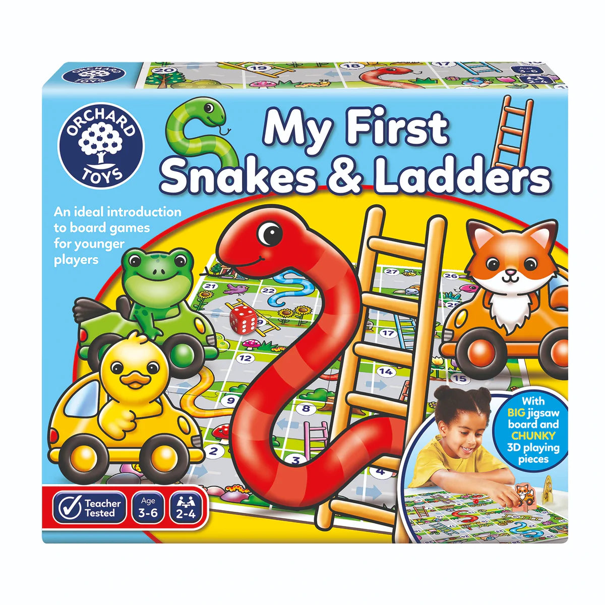 Orchard Toys My First Snakes and Ladders game