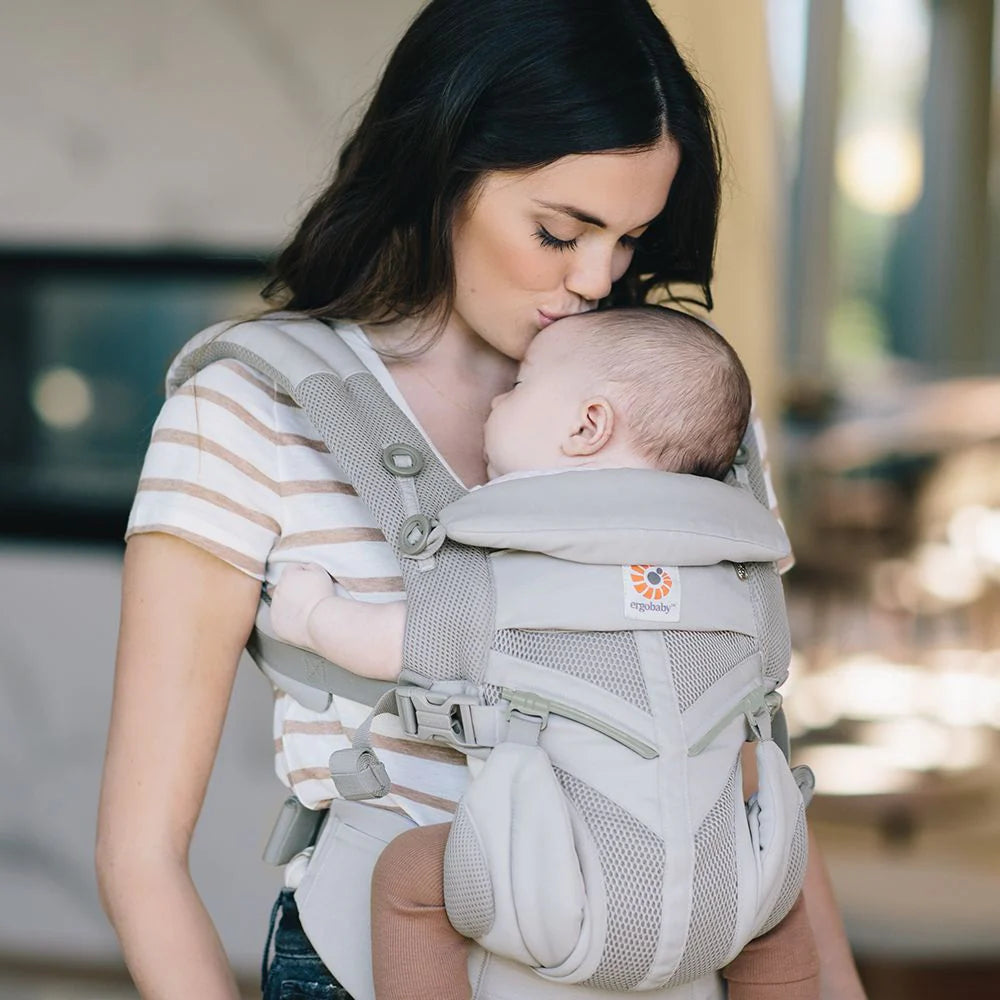 Ergobaby Omni 360 Cool Air Mesh Baby Carrier-Pearl Grey