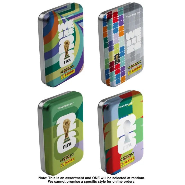 ADRENALYN PANINI - FIFA WORLD CUP 2026 CARD POCKET TIN ASSTD