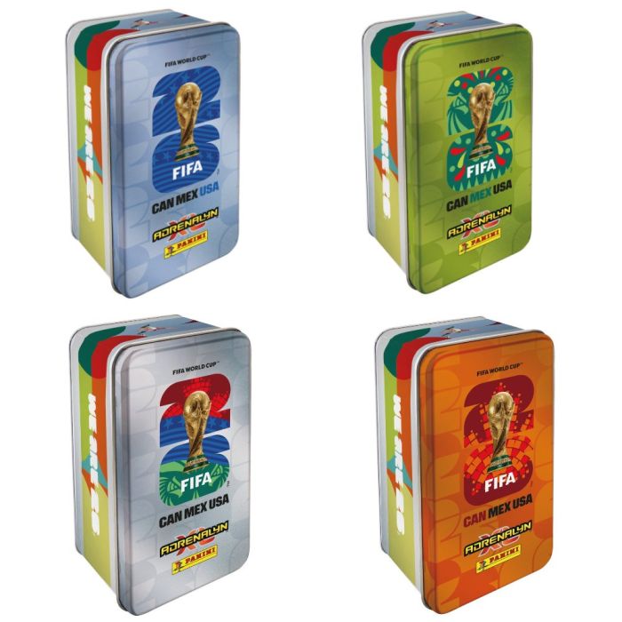 ADRENALYN PANINI - FIFA WORLD CUP 2026 CARD CLASSIC TIN ASSTD