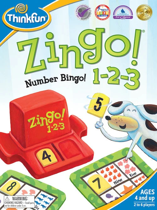 Thinkfun Zingo Number Bingo 123 Game
