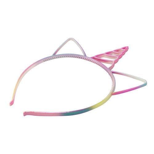 Pink Poppy Caticorn Dreams Pastel Rainbow Unicorn Horn Headband