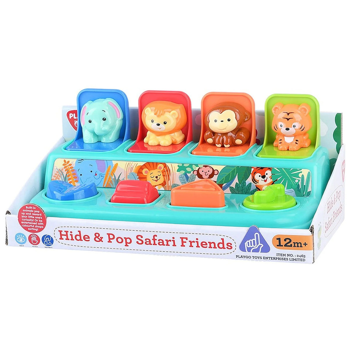 PLAYGO TOYS ENT. LTD. Hide and Pop Safari Friends