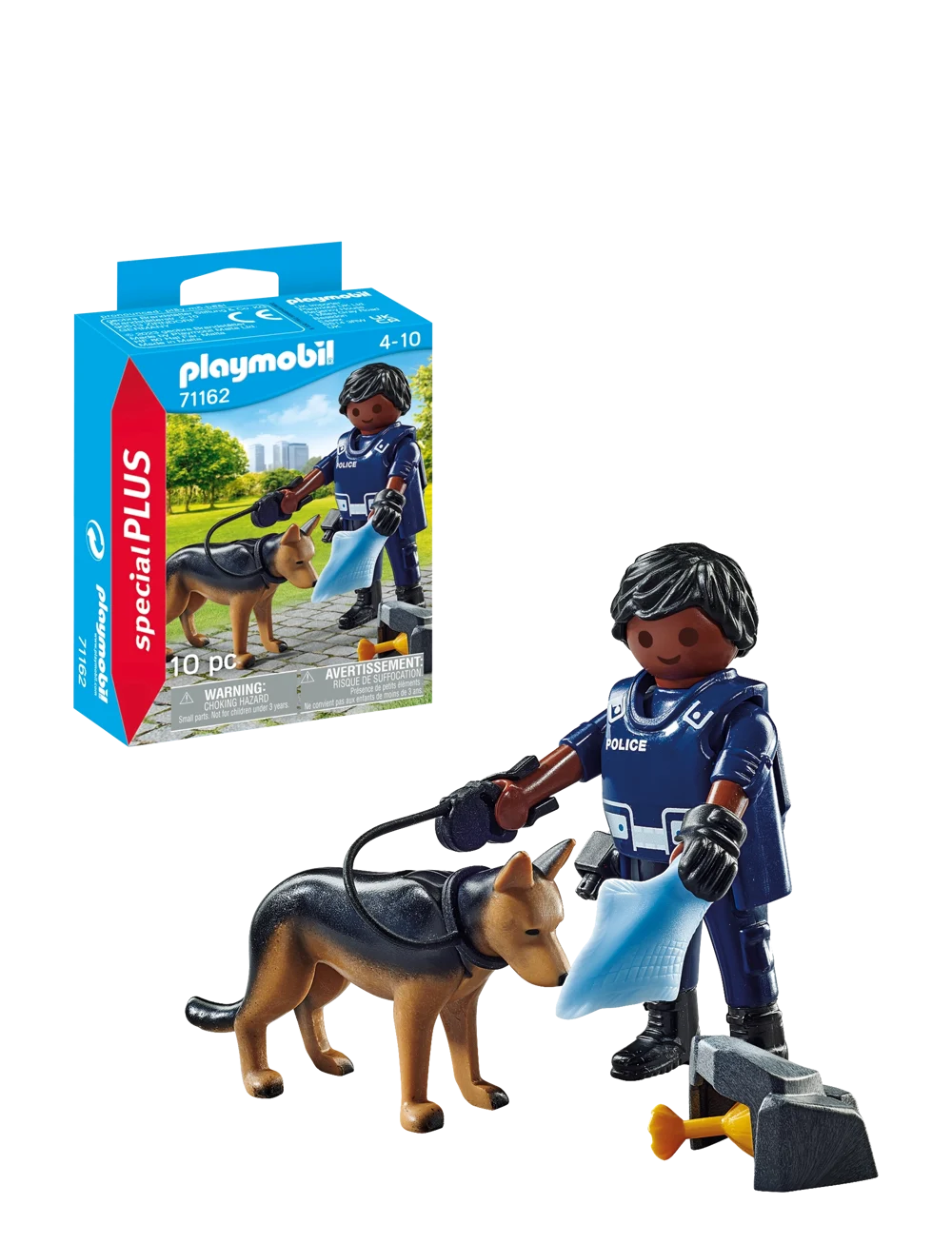 Playmobil 71162 Policeman with Sniffer Dog