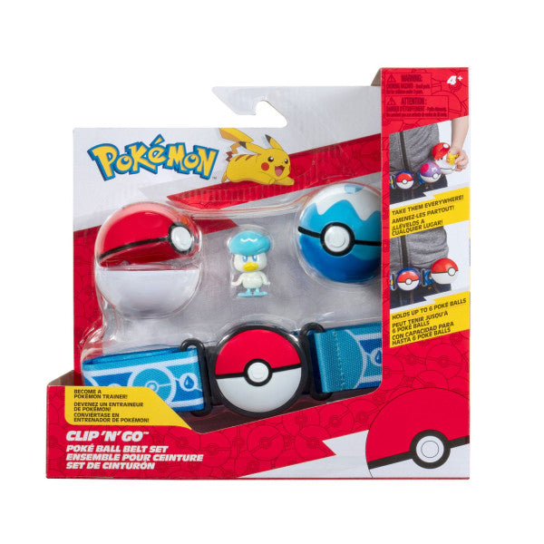 Pokemon Clip&#39;n&#39;Go Pokeball Belt Set pkw3645