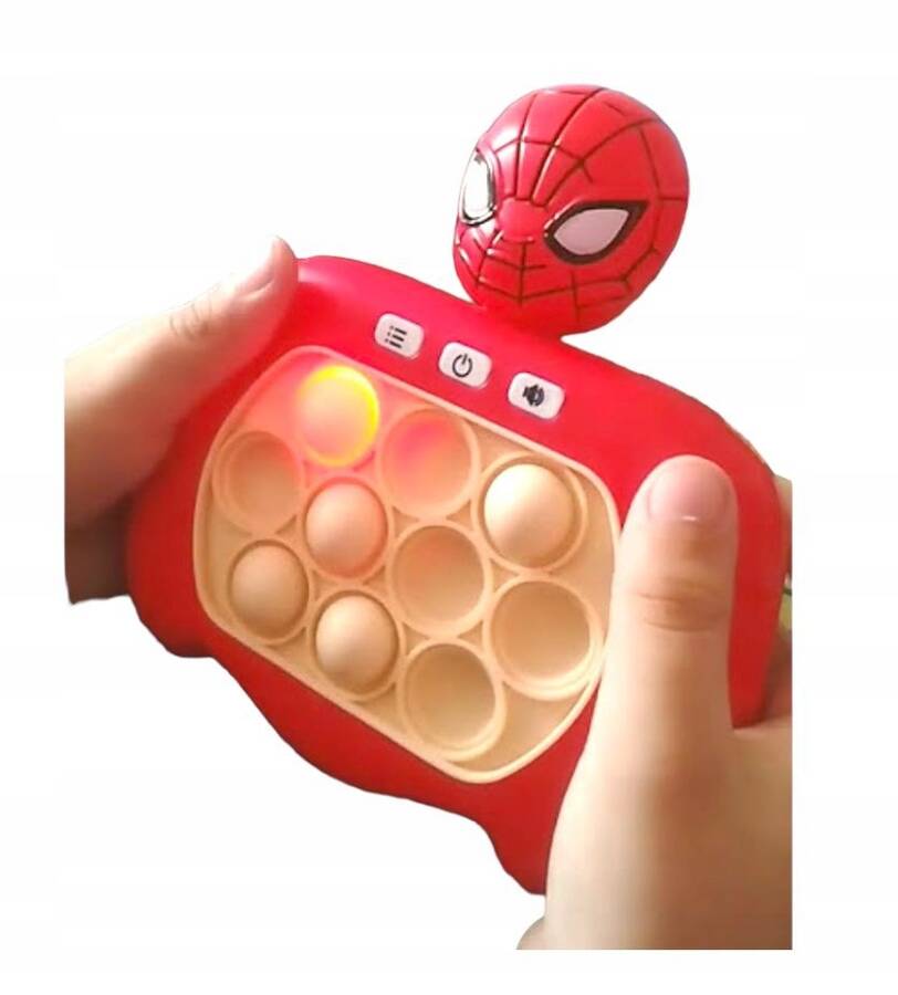 Pop Push Game Assorted Characters Req 3 AAA Batteries