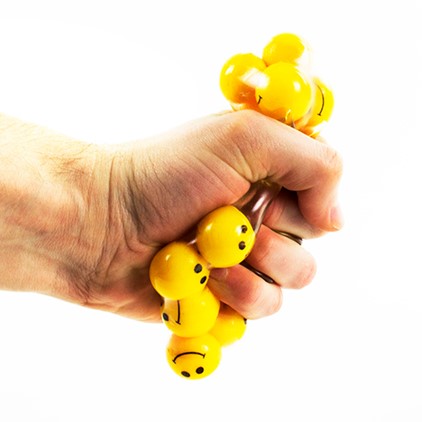Odd Ballz 7.5 cm Stress Ball - Smiley Face