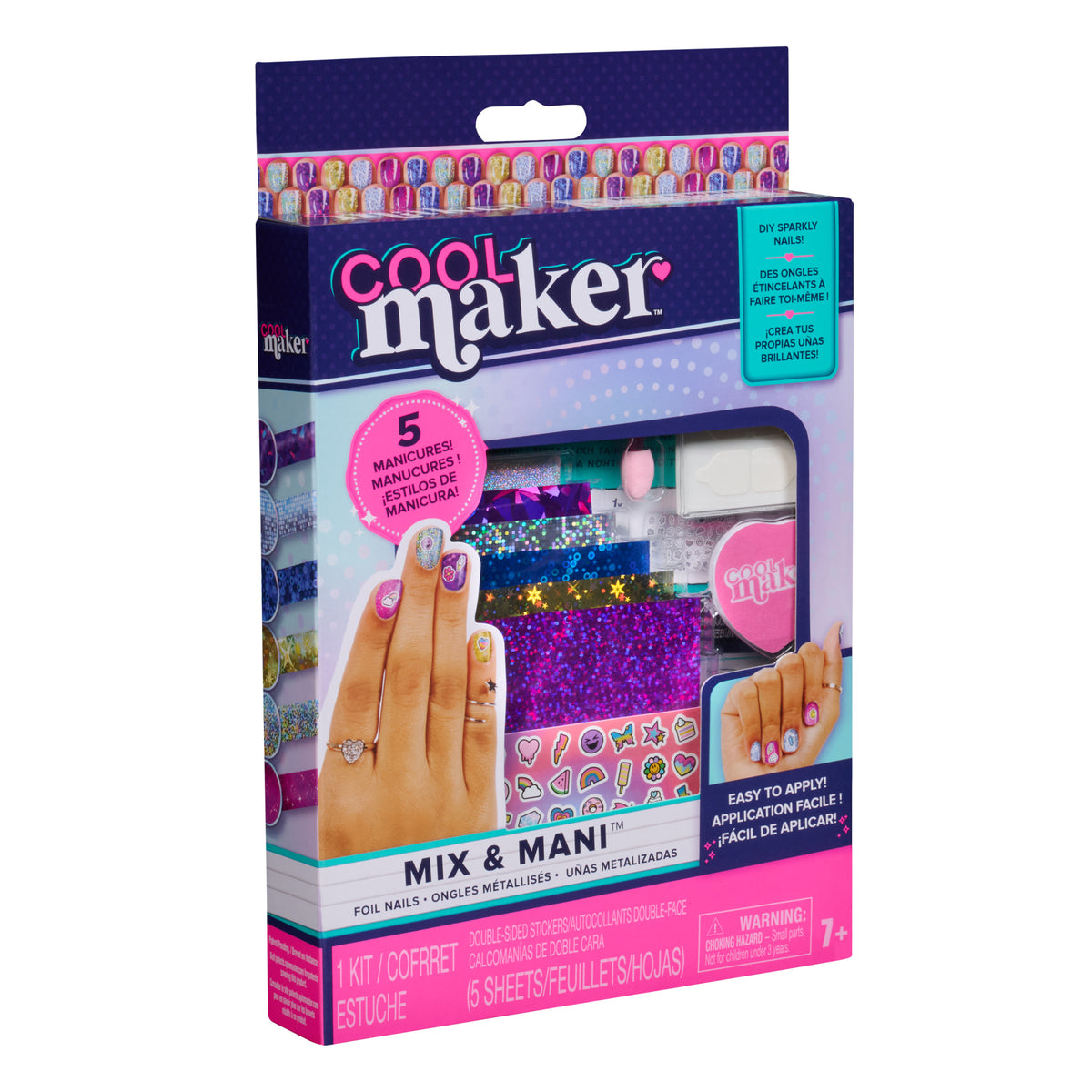 Cool Maker Mix &amp; Mani Holiday Foil Nails