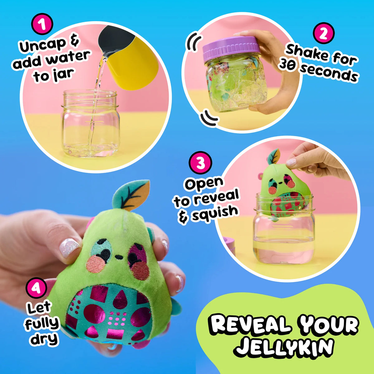 Magic Jellykins Surprise Plush Jar Assorted